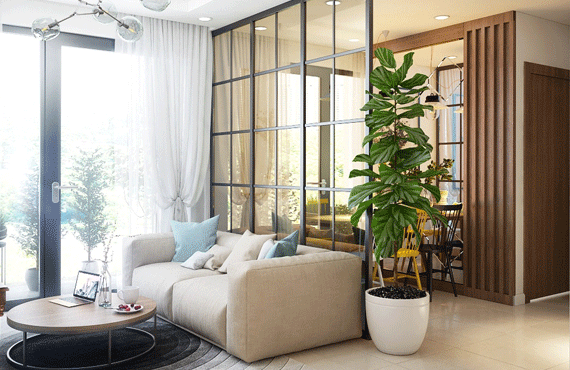 Thiết kế nội thất căn hộ chung cư Hausneo 70m2