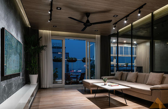 Thiết kế - Thi công nội thất căn hộ chung cư Sky Center